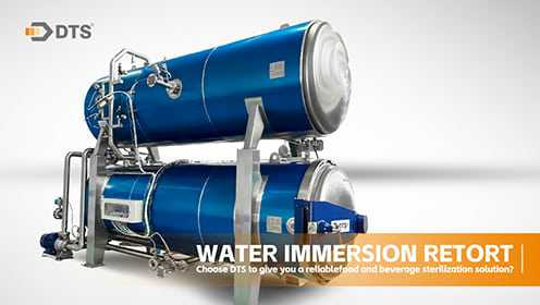 Water immersion retort